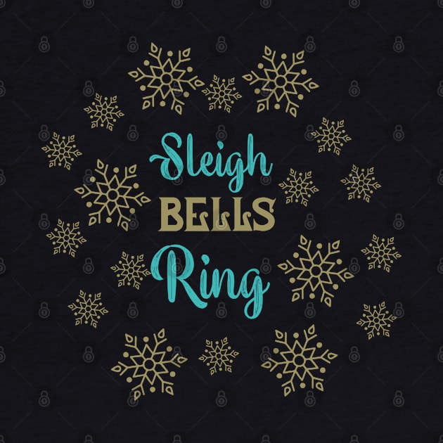 Merry Christmas Sleigh bells ring by holidaystore